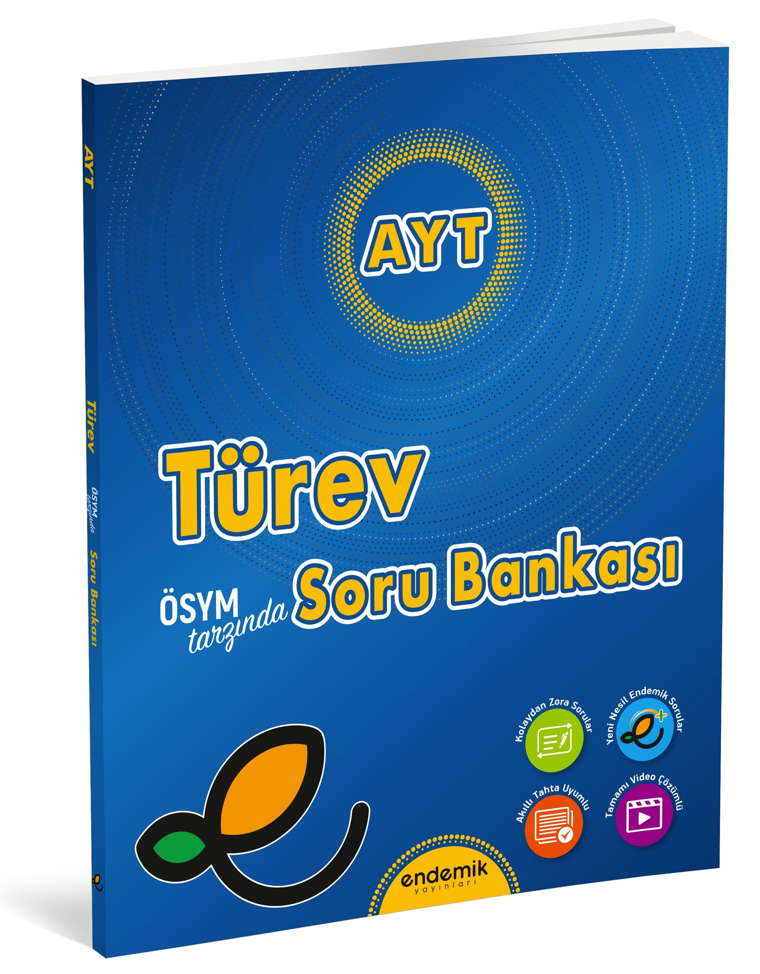 Endemik Yayınları AYT Türev Soru Bankası